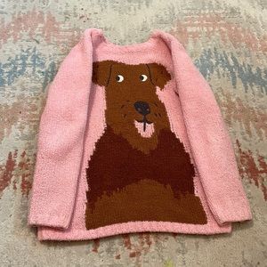 Hanna Andersson girls fleece sweater size 6-7